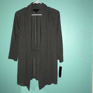 Gray cardigan